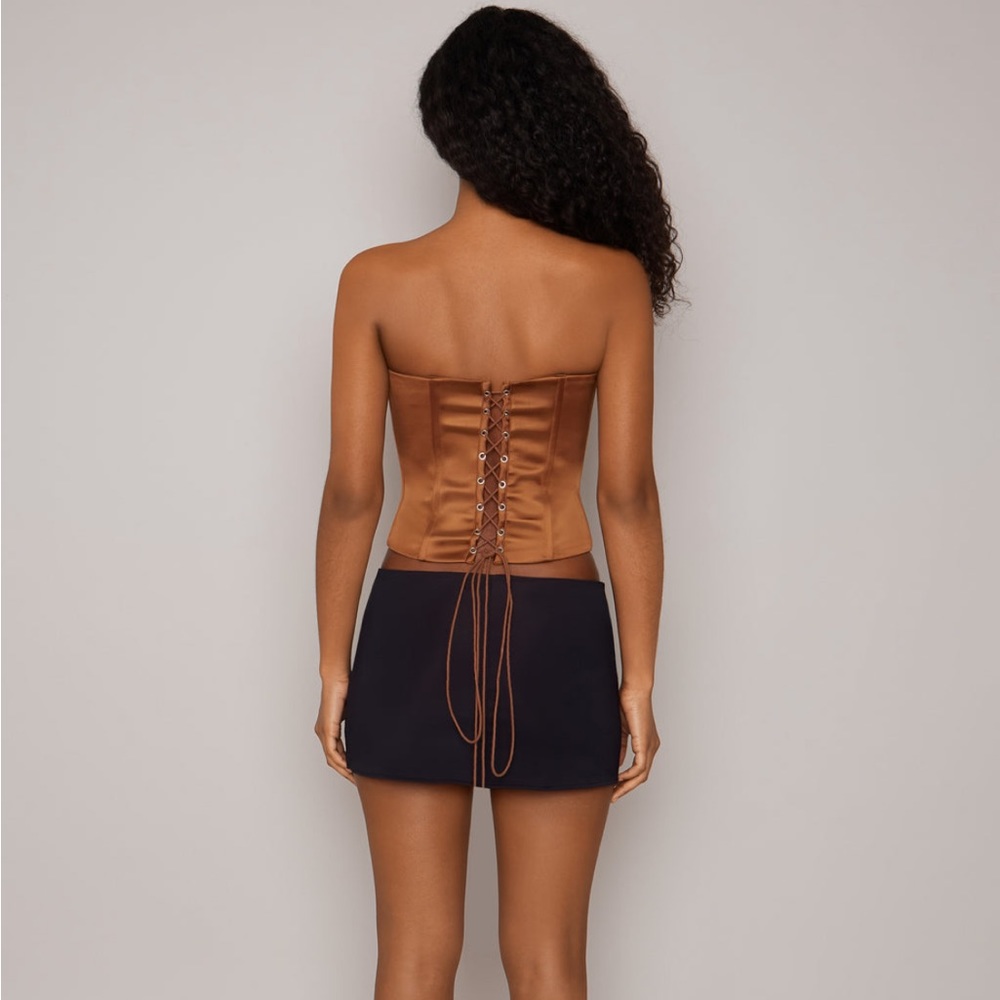 DANIELLE GUIZIO SATIN CORSET